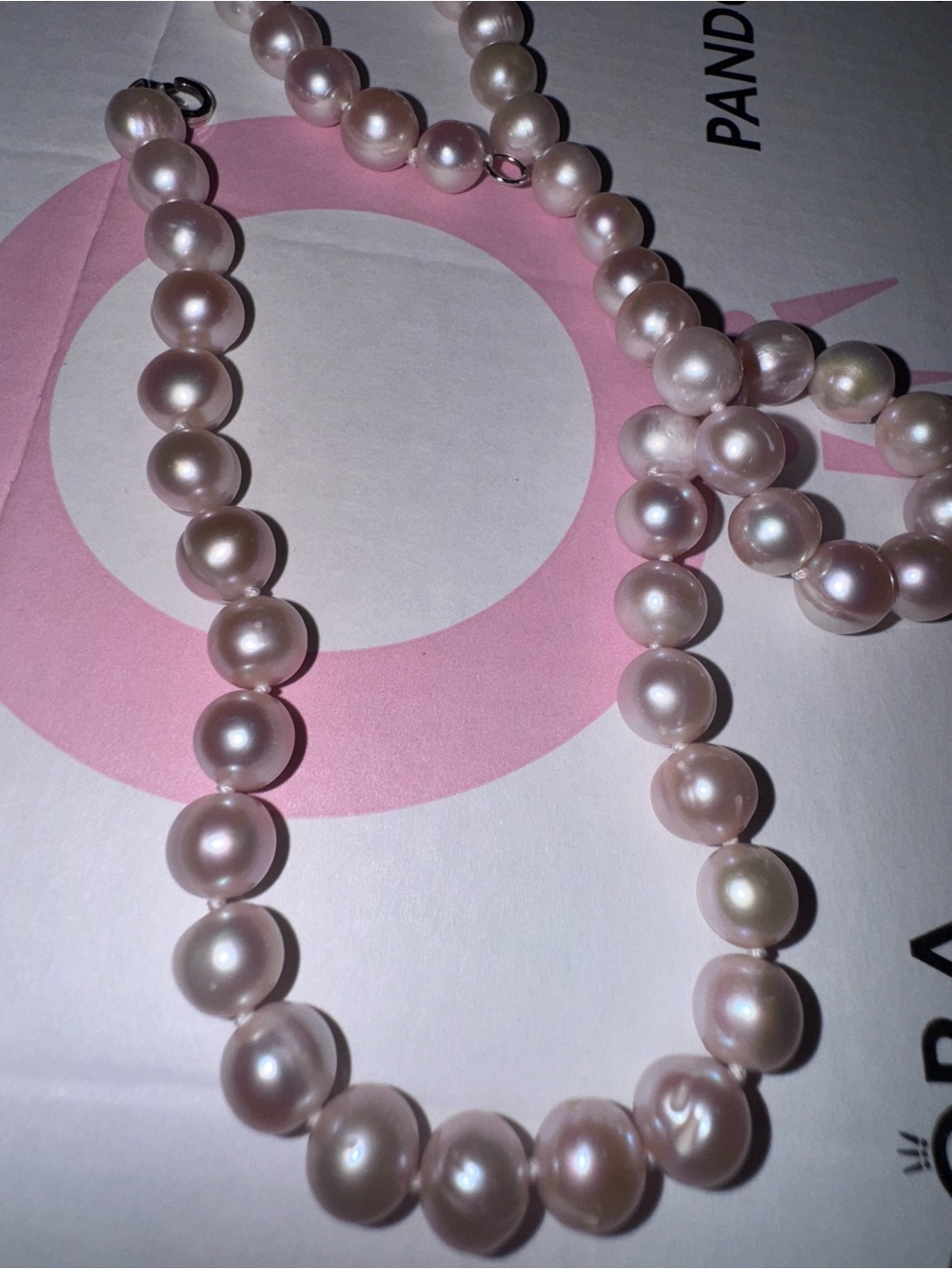 EFFY pearl rose necklace sterling silver - Picture 8 of 9